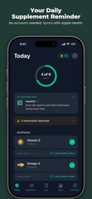 Supplement & Vitamin Tracker screenshot