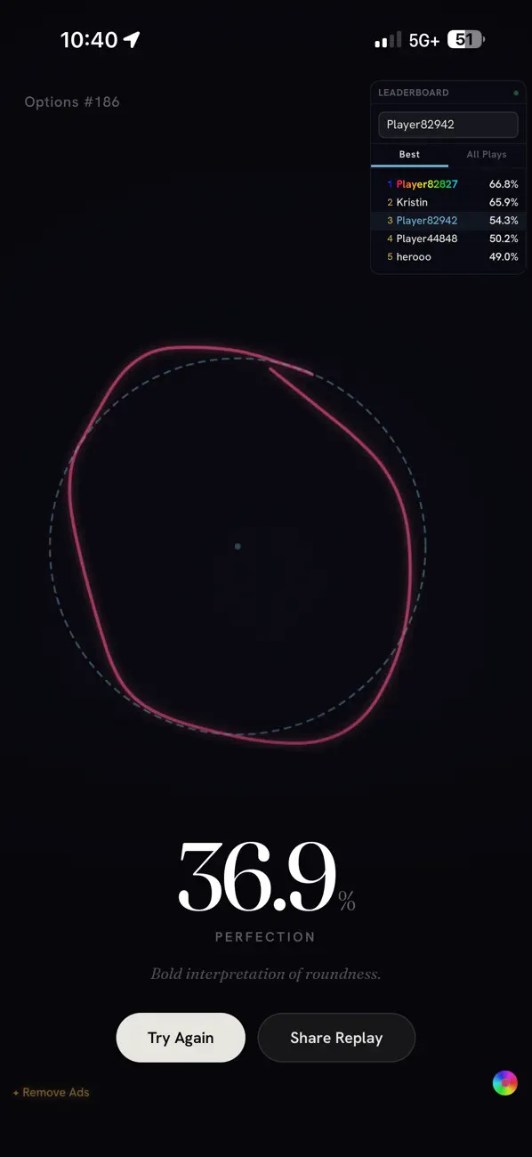 Screenshot #2 pour Perfect Circle Multiplayer