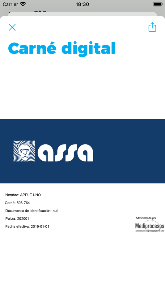 #4. Assa Salud (iOS) Podle: Mediprocesos S.A.