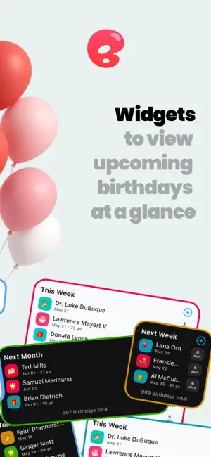 Birthday Countdown - Birthley screenshot 3