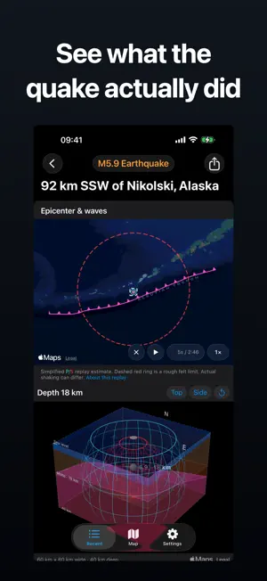 NewQuake: Earthquake Tracker screenshot 4