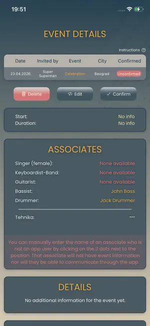 Musician's App screenshot 3