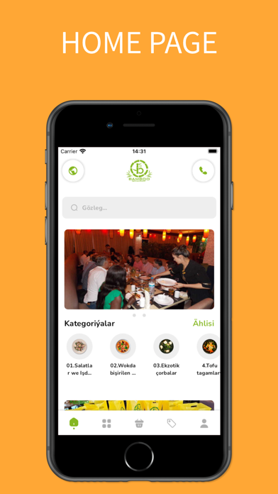 Screenshot 1 of Bamboo Ho-Go Restaurant App