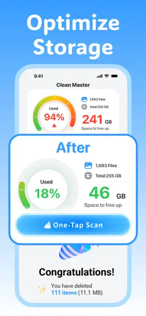 Clean Master: Storage Saver screenshot 1