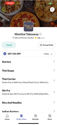 Wanthai Takeaway Screenshot 2 of 4