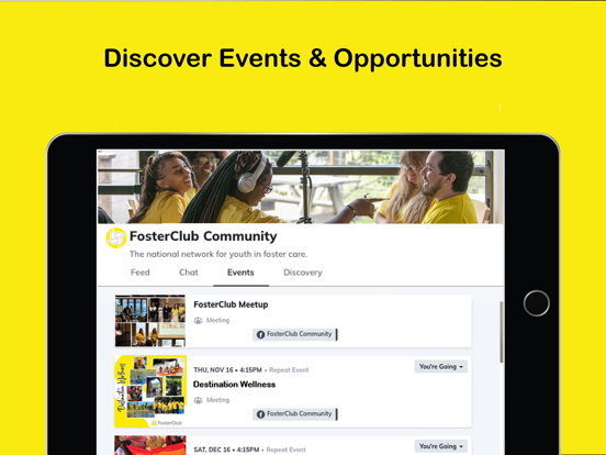FosterClub iPad screenshot 3 - Social Networking app