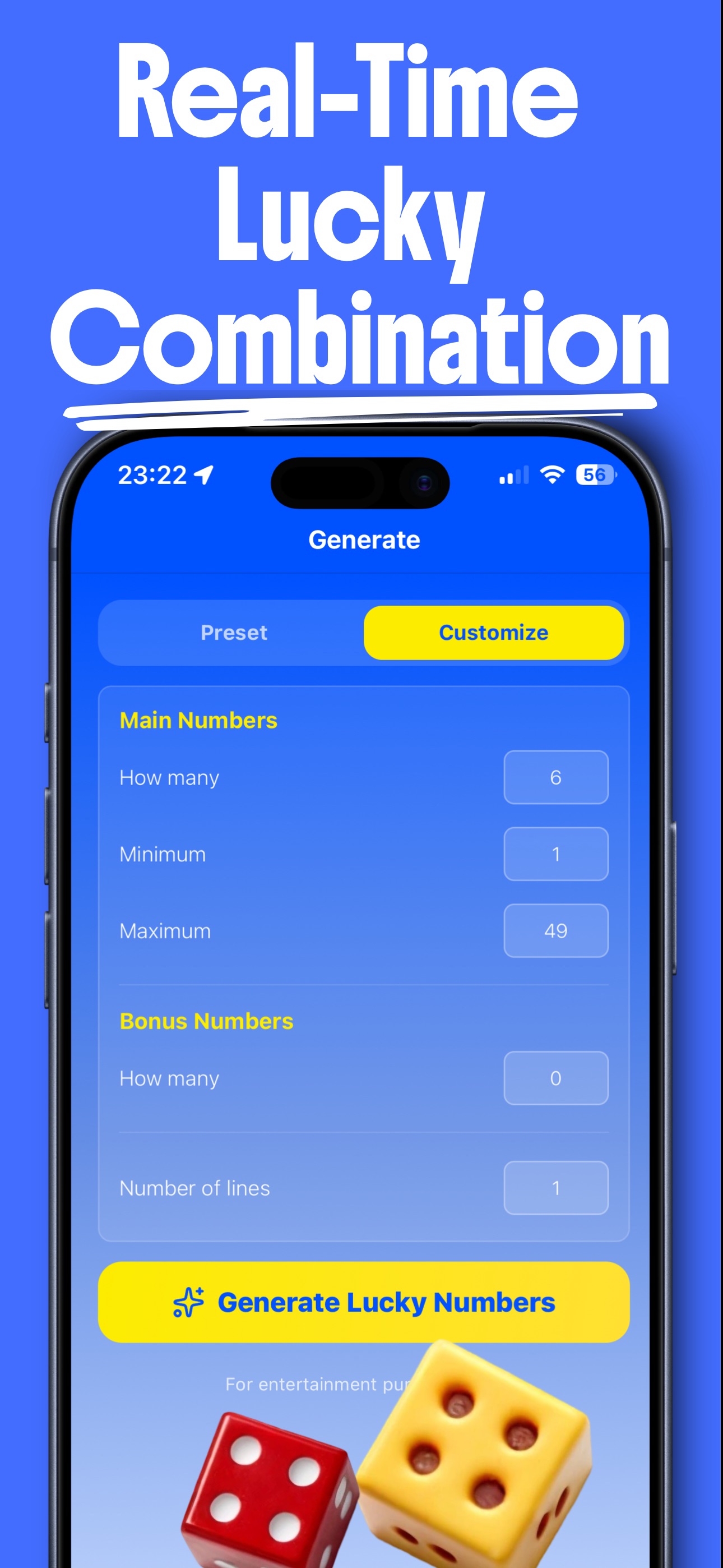 Screenshot 2 of Lucky Number Generator