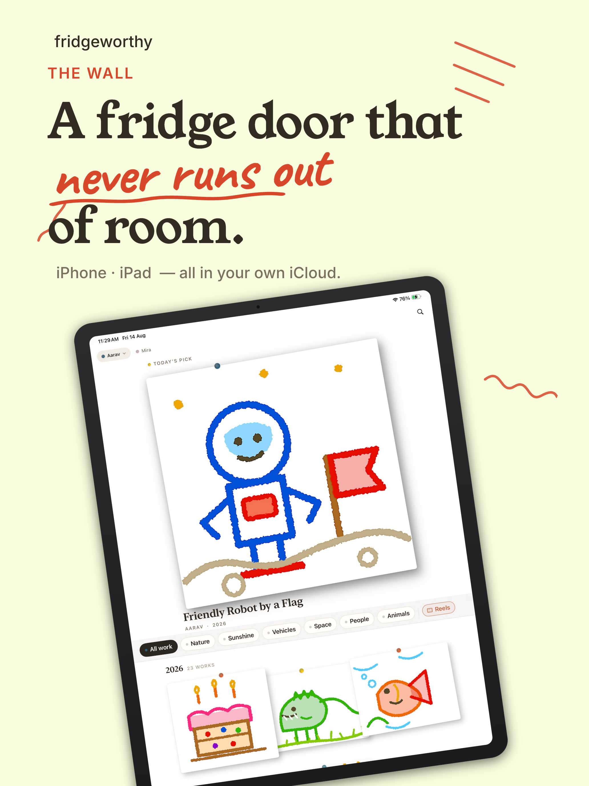 FridgeWorthy: Kids Art Gallery screenshot 8