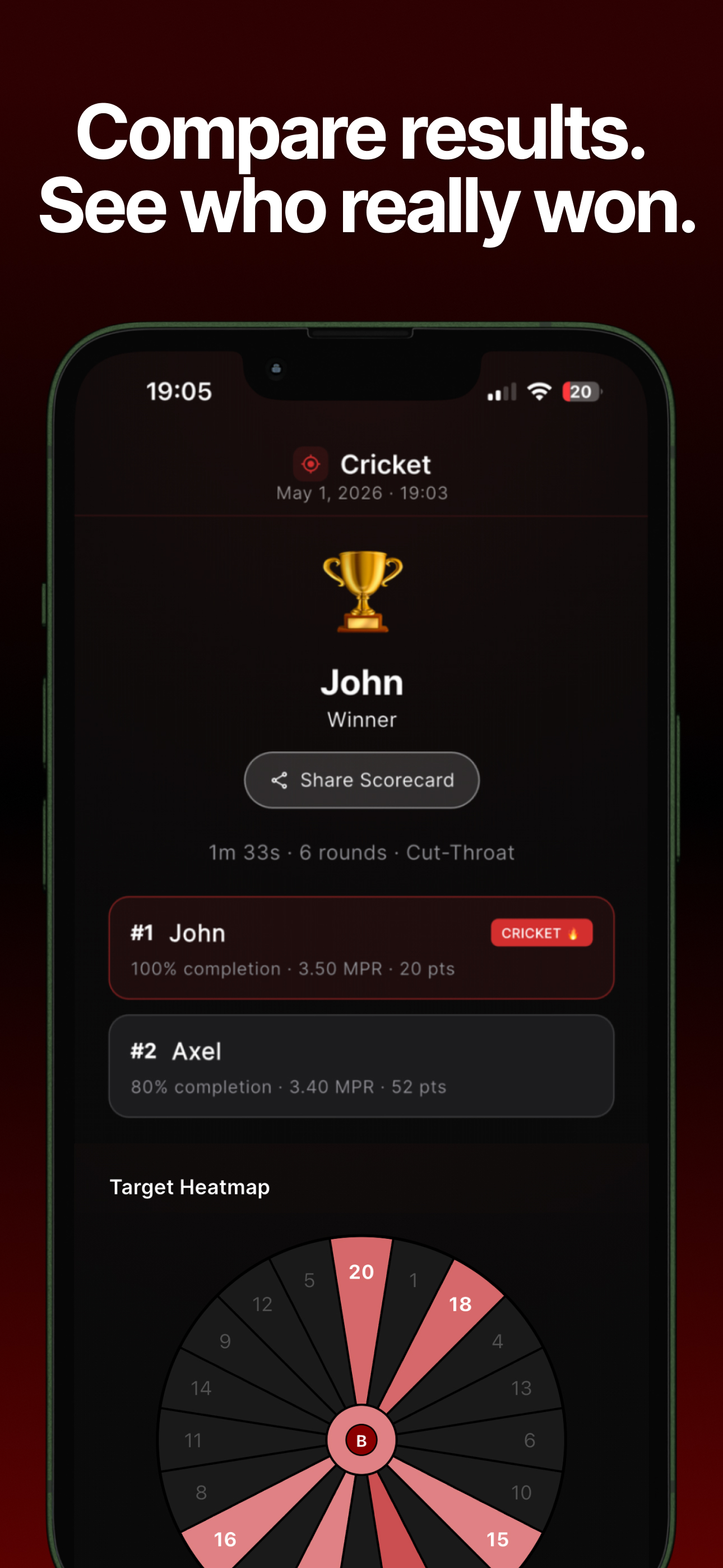 Darts Scorekeeper - DartsTrack screenshot 3