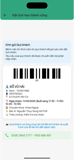 An Sinh Care iPhone screenshot 3
