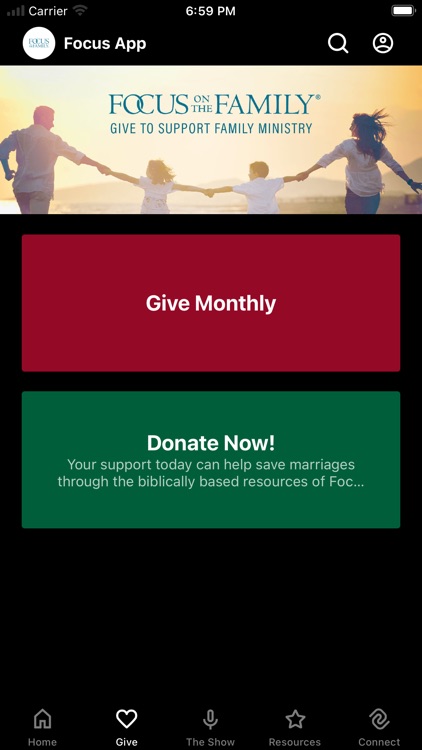 Focus on the Family App
