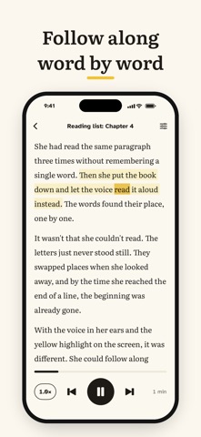 Oplæs: Text to Speech Reader screenshot 2