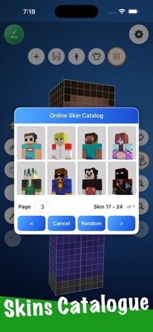Easy 3D Skin Editor for MCPE iPhone screenshot