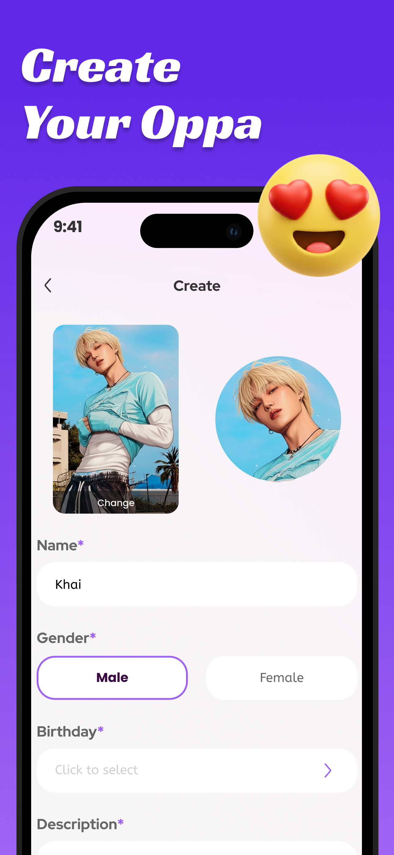 OPPAYA: AI Virtual Idol Chat screenshot 5