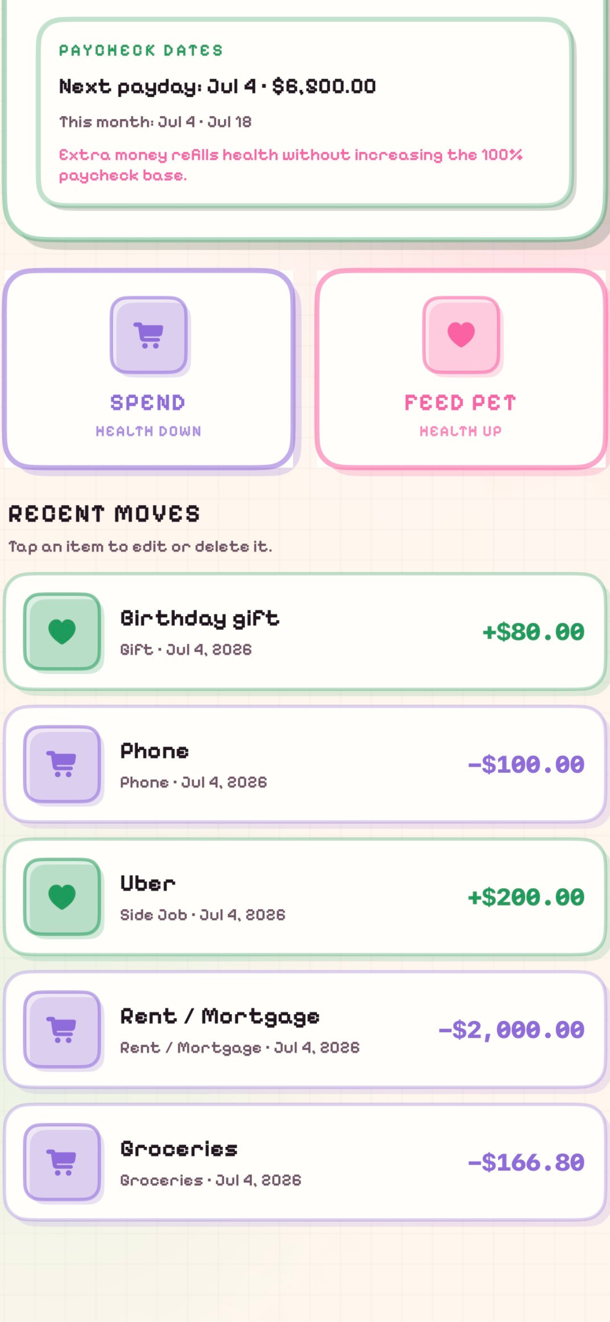 Paycheck Pet screenshot 6