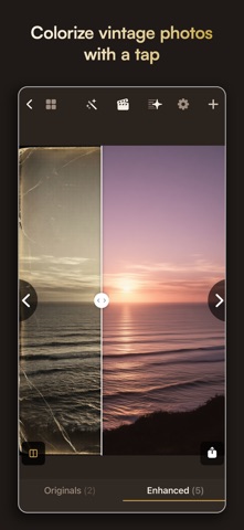 Sogni Restore: Fix Old Photos iPhone screenshot