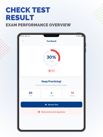 US Citizenship Test USCIS 2026 iPad screenshot
