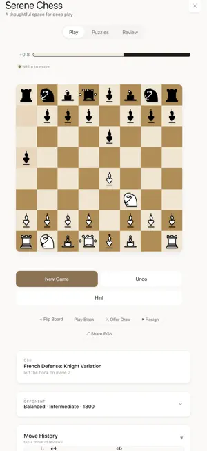Serene Chess: Puzzles screenshot 3