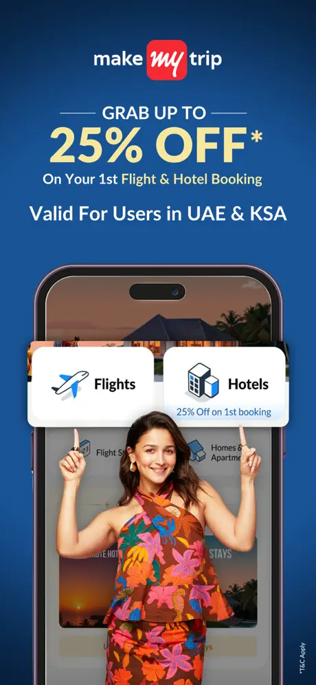 MakeMyTrip Flight, Hotel, Bus screenshot 2