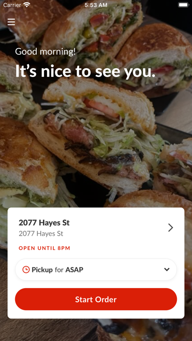 App screenshot