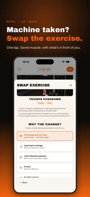 Muskl: AI Gym Workout Coach screenshot 4