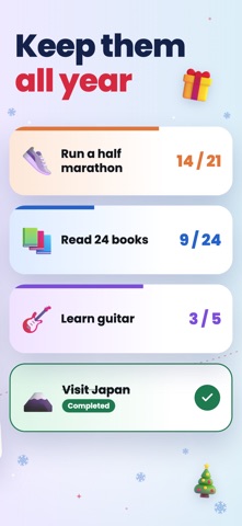 New Year Resolutions: Yearvana Screenshot 2 of 8