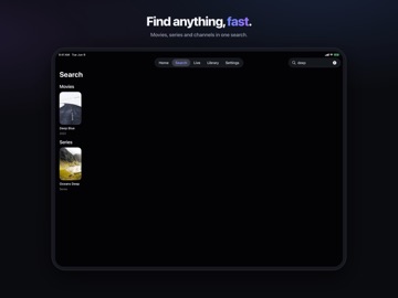 Lumen - Best IPTV Player iPad screenshot