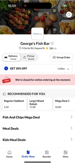 George's Fish Bar - Derby screenshot 2