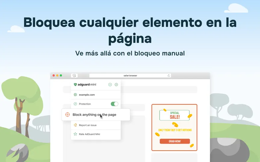 Captura de pantalla de AdGuard: Ad Blocker For Safari en iPhone 5