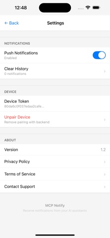 MCP Notify screenshot