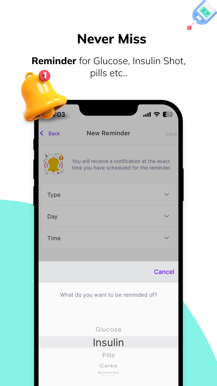 Glucose Blood Sugar Tracker