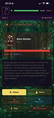 Echoes of the Abyss iPhone screenshot