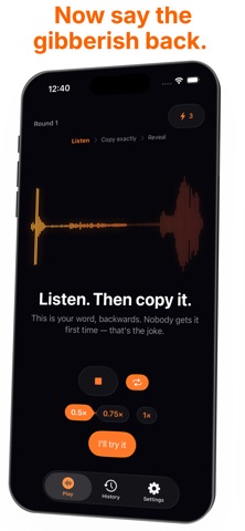 Backtalk: Reverse Audio Game Screenshot 2 of 5