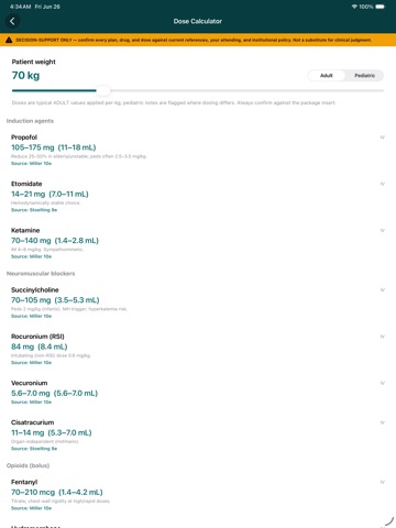 Anesthesia Ready iPad screenshot