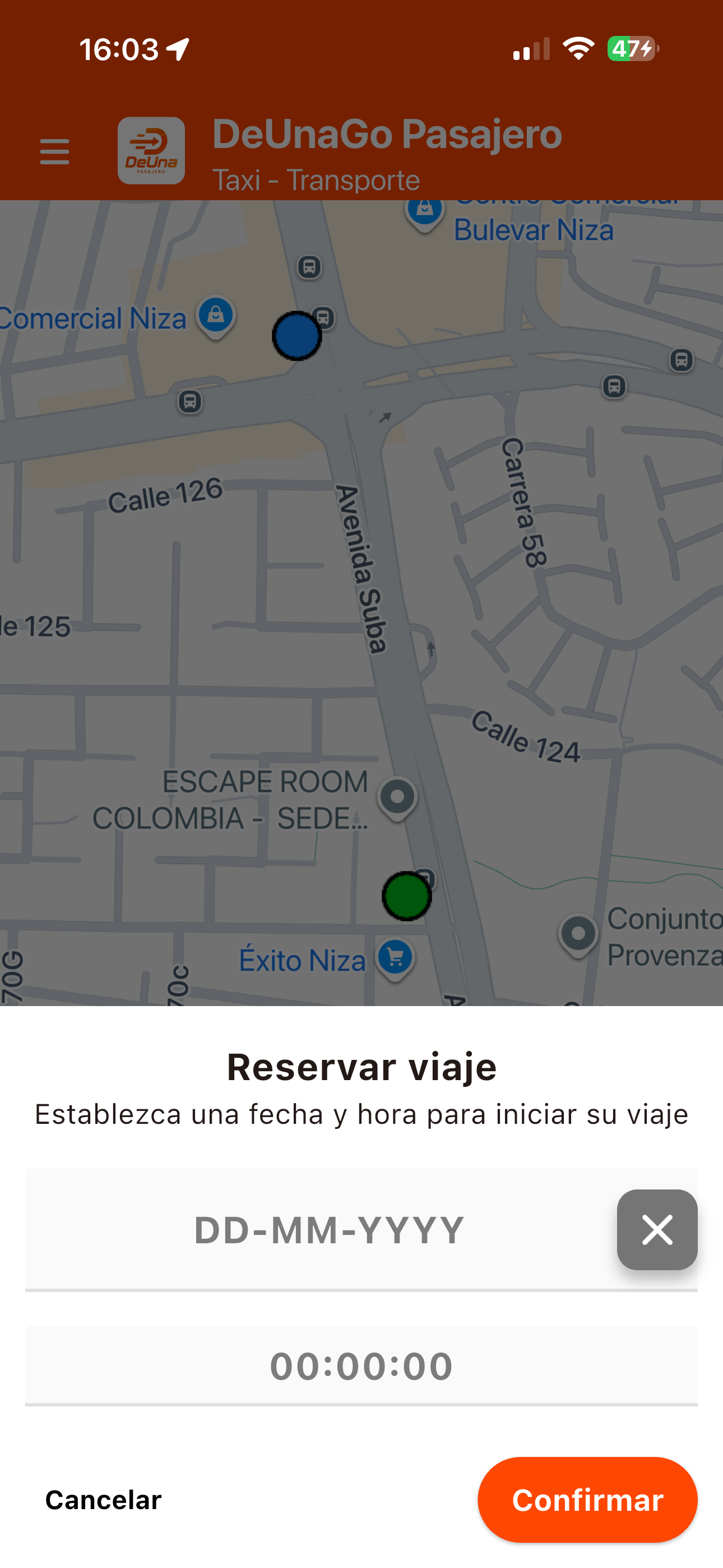DeUnaGo Pasajero screenshot 3