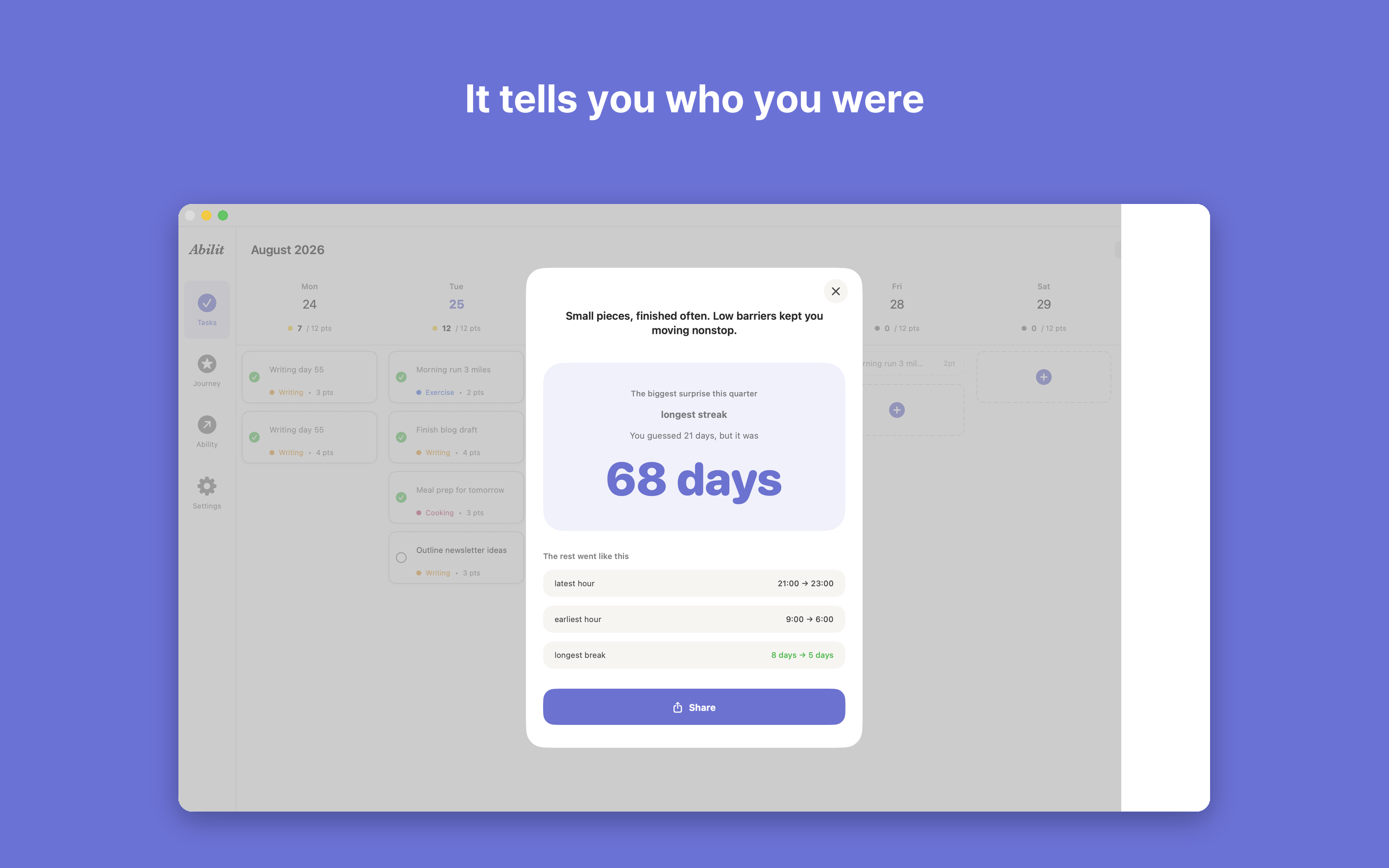 Abilit: To-dos become skills screenshot 18