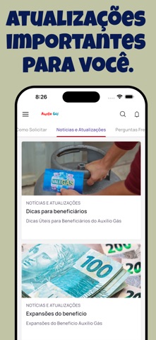 Vale Gás: Auxílio Gás Consulta iPhone screenshot