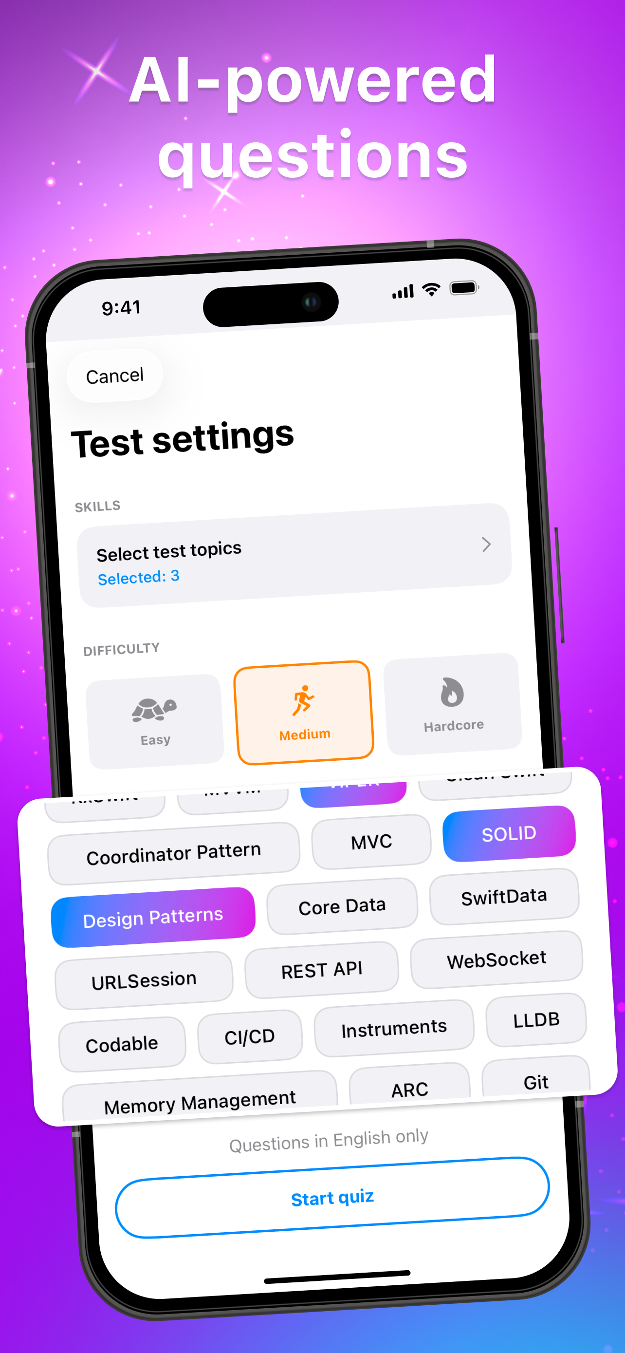 IQ – quiz for iOS