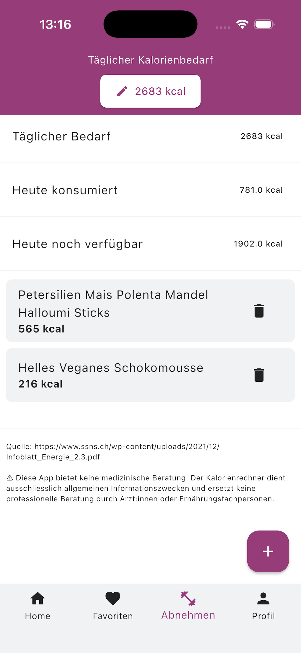 Body Health Nutrition screenshot 3