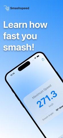 Smashspeed: Badminton Tracker Screenshot 1 of 5