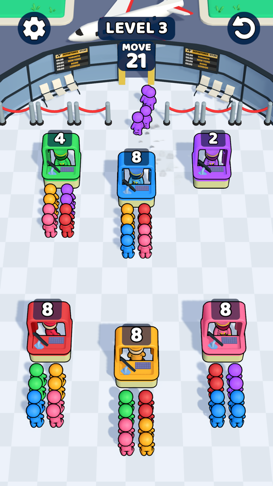 #1. Airport Queue! (iOS) 게시자: mudio
