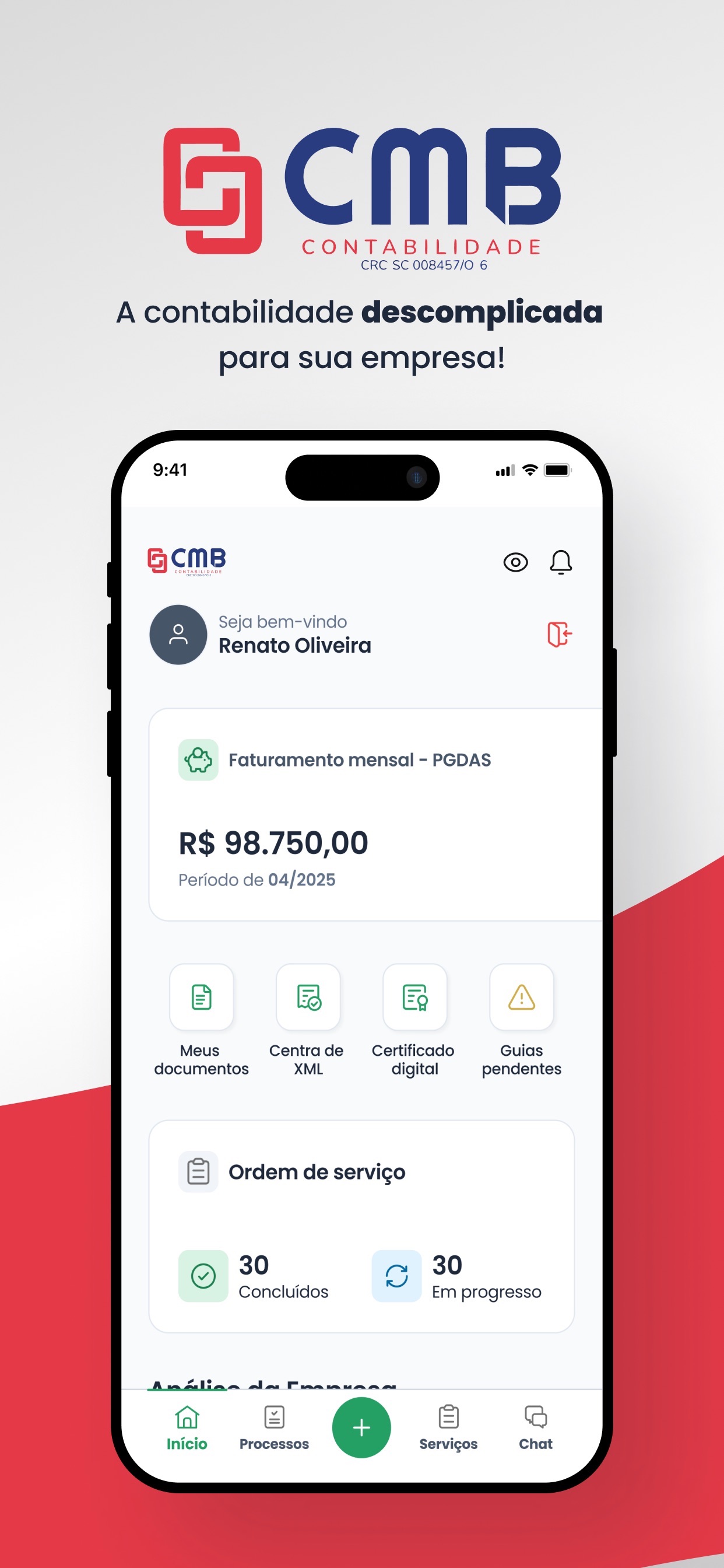 Screenshot 1 of CMB CONTABILIDADE