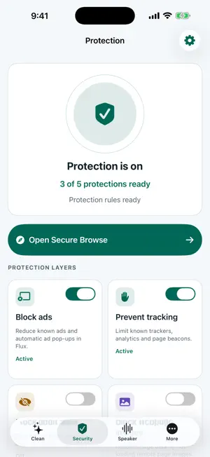 Flux: Phone Security & Cleaner screenshot 3