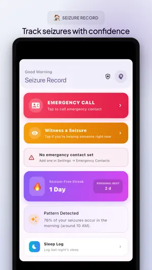 Seizure Record screenshot 1