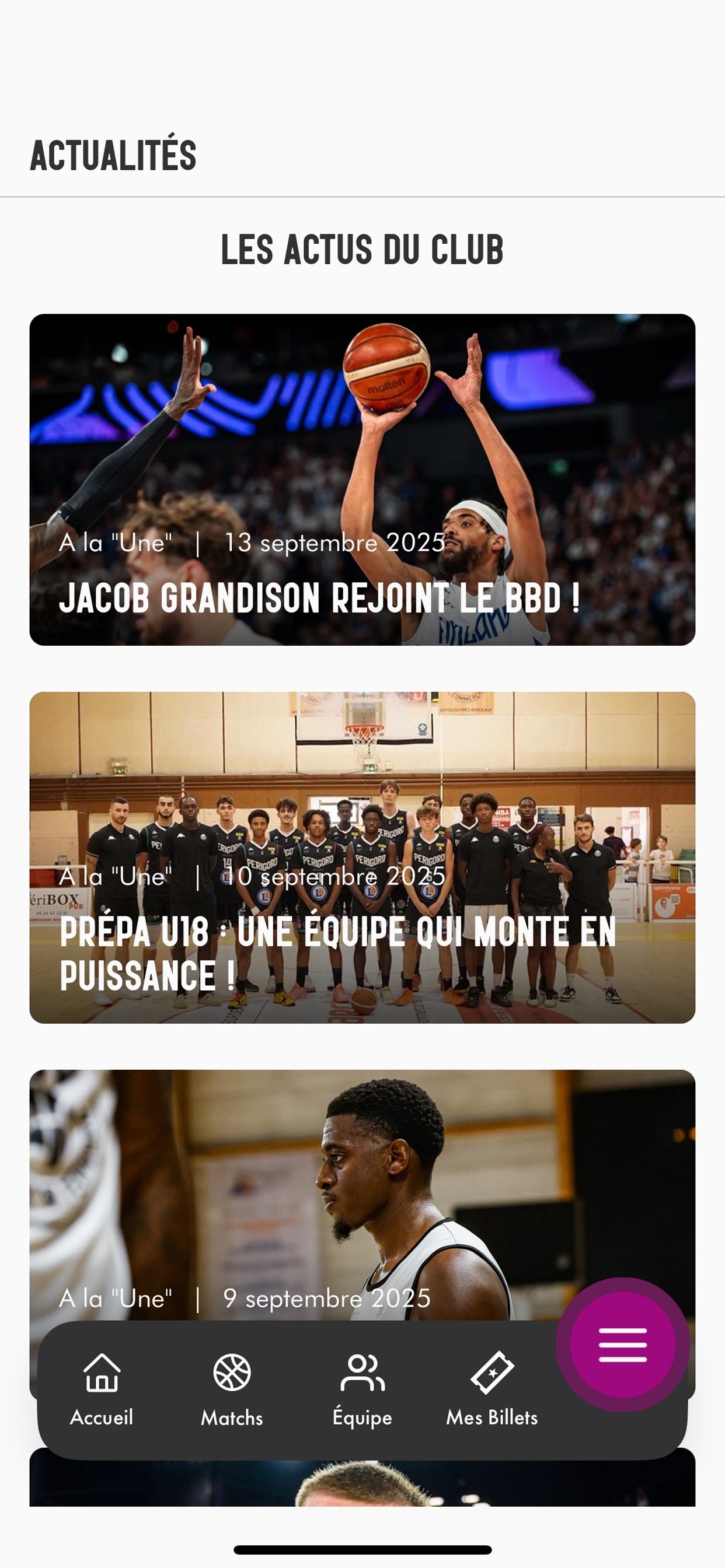 Boulazac Basket Dordogne screenshot 5