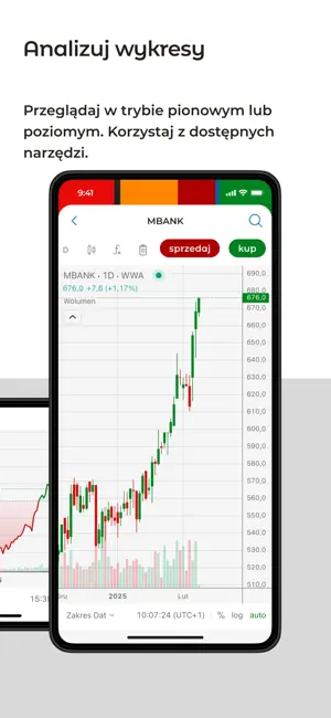 mBank Giełda iPhone screenshot 2