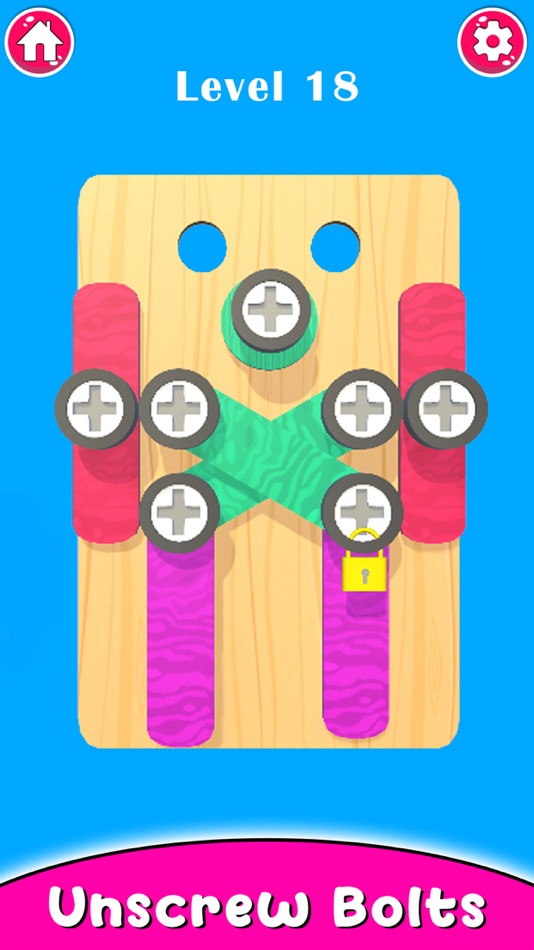 #4. Nuts & Bolts: 3D Screw Puzzle (iOS) By: Atta Mohi Ud Din