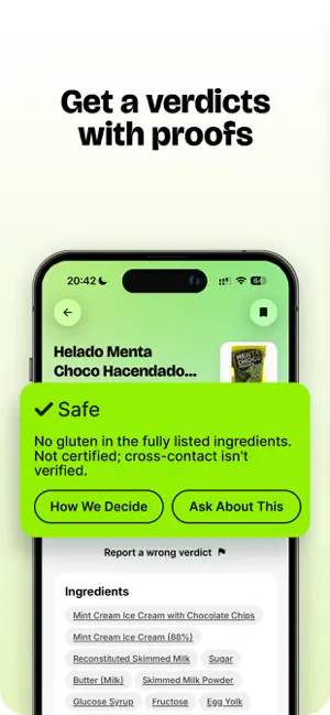 Chekio: Gluten Free AI Scanner screenshot 3