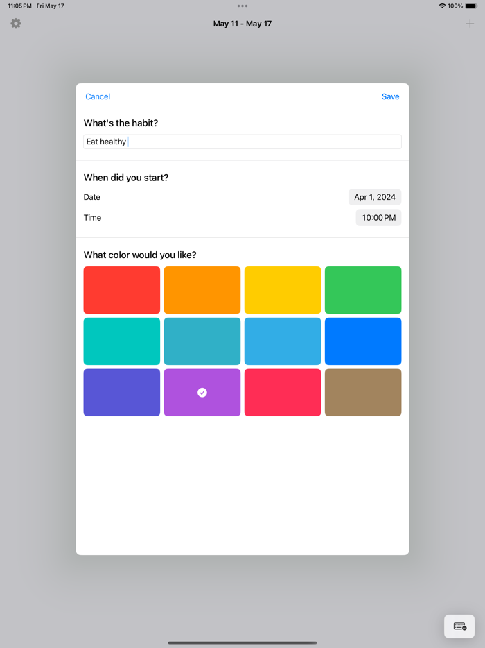 Check Track Habits Easily