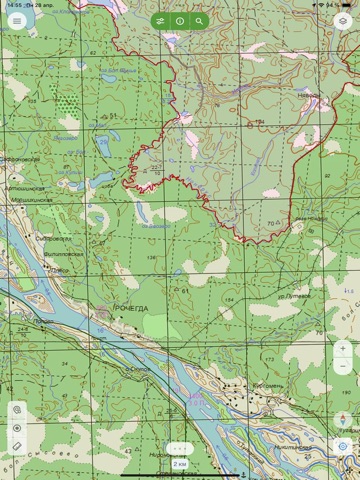 Карта охотника. GPS навигатор. iPad screenshot 7